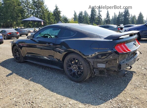 1FA6P8TH0K5203875 2019 FORD MUSTANG Black უკანა მარცხენა