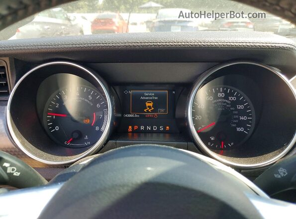1FA6P8TH0K5203875 2019 FORD MUSTANG Black ხელსაწყოთა პანელის ხედი