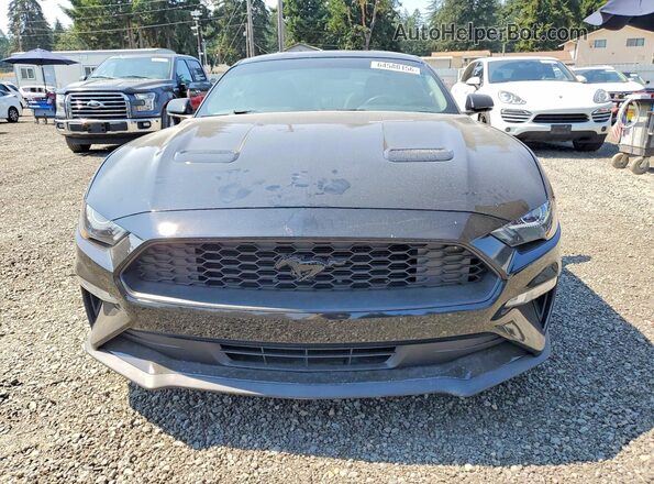 1FA6P8TH0K5203875 2019 FORD MUSTANG Black წინა ხედი
