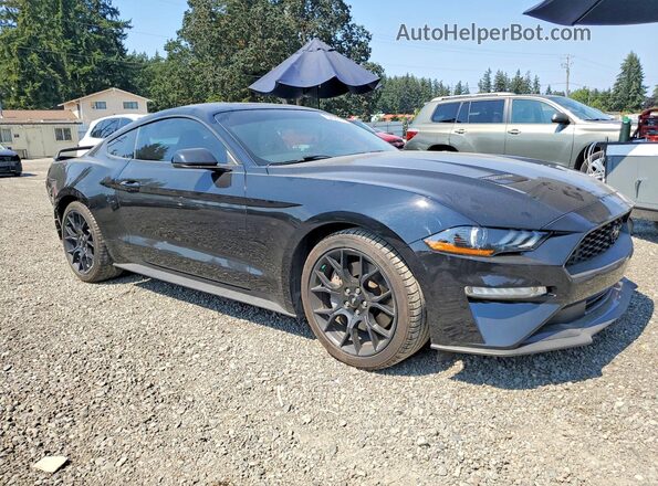 1FA6P8TH0K5203875 2019 FORD MUSTANG Black წინა მარჯვენა