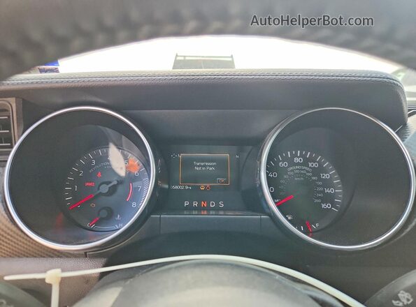 1FA6P8TH0M5134656 2021 FORD MUSTANG White Սարքավորումների վահանակի տեսք