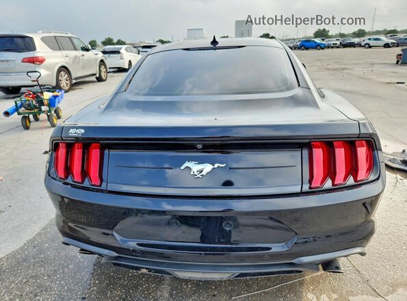 1FA6P8TH0N5113372 2022 FORD MUSTANG Black Հետևի տեսք