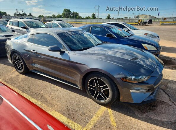 1FA6P8TH0N5117258 2022 FORD MUSTANG Gray Przód prawy