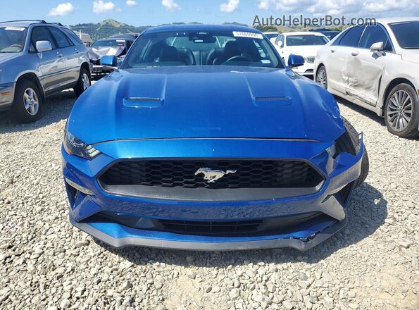 1FA6P8TH0N5131497 2022 FORD MUSTANG Blue Вид спереду
