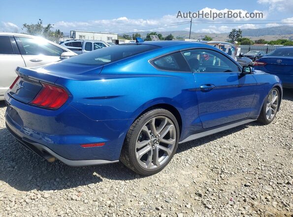 1FA6P8TH0N5131497 2022 FORD MUSTANG Blue Задня права чверть