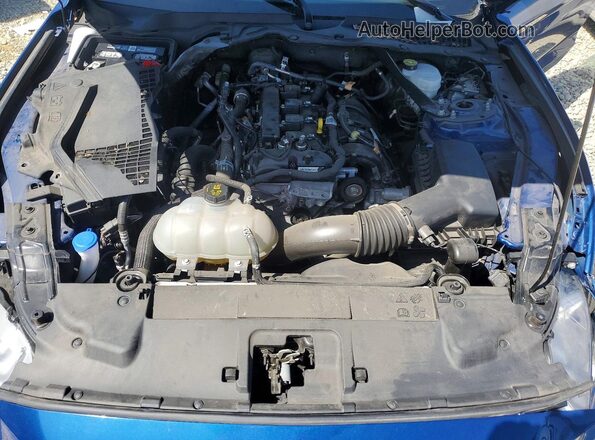 1FA6P8TH0N5131497 2022 FORD MUSTANG Blue Вид задньої частини салону