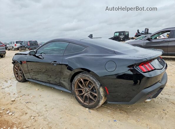 1FA6P8TH0R5114477 2024 FORD MUSTANG Черный Задняя левая четверть