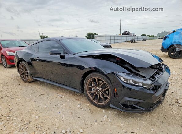1FA6P8TH0R5114477 2024 FORD MUSTANG Черный Передняя правая четверть