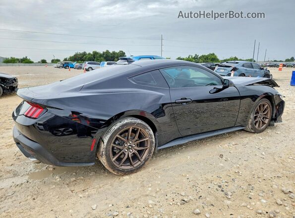 1FA6P8TH0R5114477 2024 FORD MUSTANG Черный Задняя правая четверть