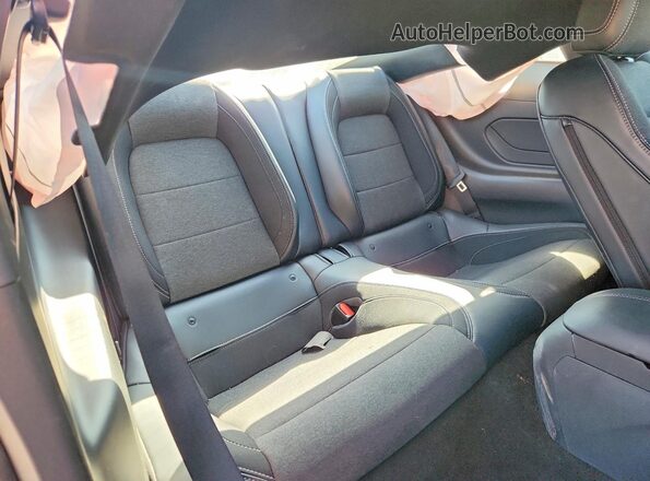 1FA6P8TH0S5123847 2025 FORD MUSTANG Black უკანა სავარძლების ხედი