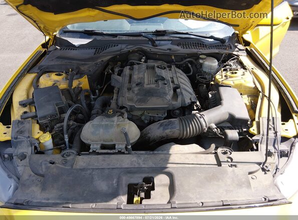 1FA6P8TH1G5211684 2016 FORD MUSTANG Yellow უკანა ხედი