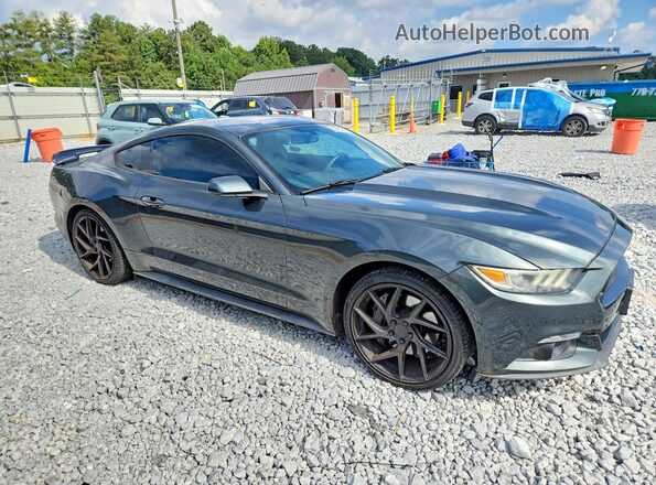 1FA6P8TH1G5255801 2016 FORD MUSTANG Black Przód prawy