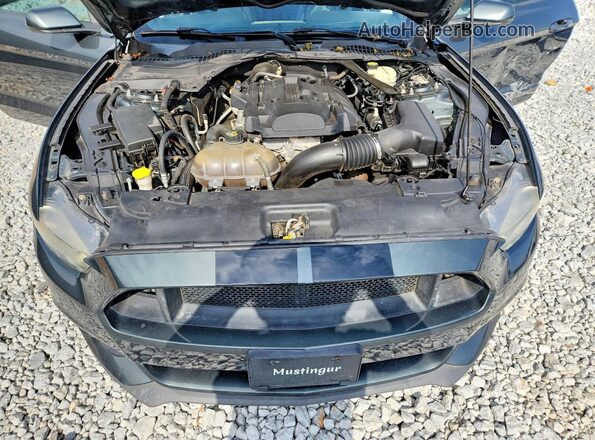 1FA6P8TH1G5255801 2016 FORD MUSTANG Black Widok wnętrza z tyłu