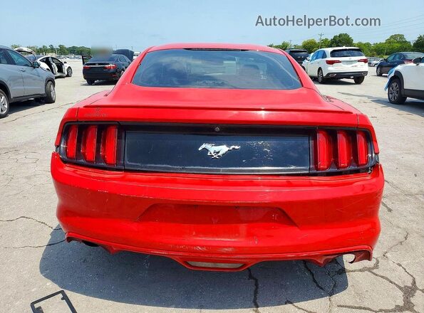 1FA6P8TH1G5283386 2016 FORD MUSTANG Red Vista trasera