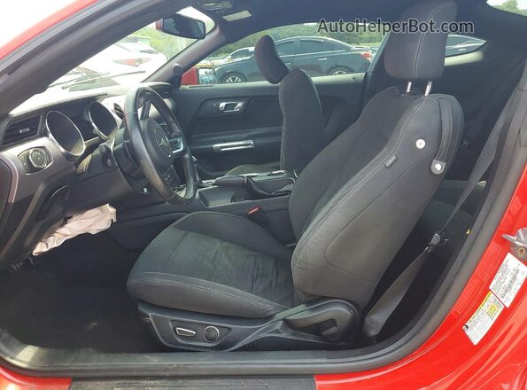 1FA6P8TH1G5283386 2016 FORD MUSTANG Red Vista interior delantera