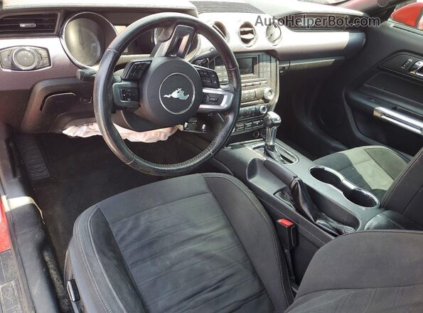 1FA6P8TH1G5283386 2016 FORD MUSTANG Red Vista del salpicadero