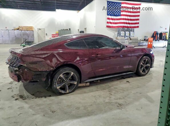 1FA6P8TH1J5165149 2018 FORD MUSTANG Бордовый Задняя правая четверть