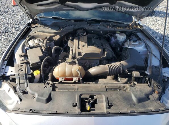 1FA6P8TH1K5142150 2019 FORD MUSTANG Серебряный Вид задней части салона