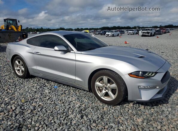 1FA6P8TH1K5142150 2019 FORD MUSTANG Серебряный Передняя правая четверть