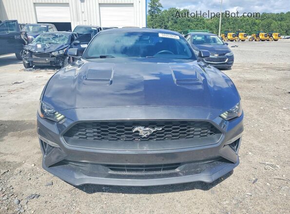 1FA6P8TH1K5142925 2019 FORD MUSTANG Gray Դիմացի տեսք