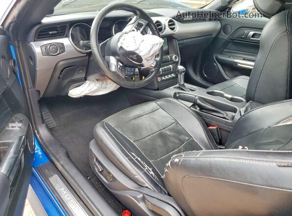 1FA6P8TH1K5166867 2019 FORD MUSTANG Blue Вид панелі приладів
