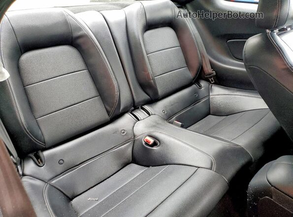 1FA6P8TH1K5166867 2019 FORD MUSTANG Blue Вид задніх сидінь