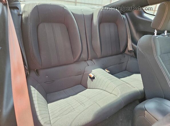 1FA6P8TH1L5158320 2020 FORD MUSTANG Blue Rear seats view