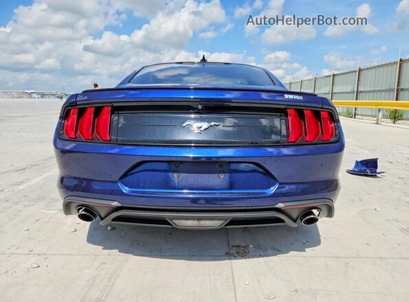 1FA6P8TH1L5158320 2020 FORD MUSTANG Blue Rear view