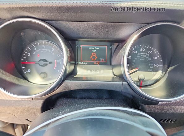 1FA6P8TH1L5158320 2020 FORD MUSTANG Blue Instrument cluster view