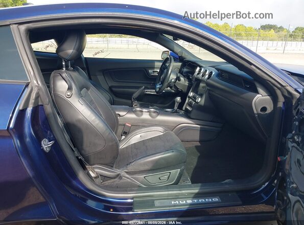 1FA6P8TH1L5162660 2020 FORD MUSTANG Blue Вид салону спереду