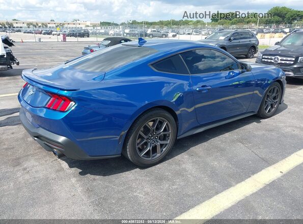 1FA6P8TH1R5110048 2024 FORD MUSTANG Blue Задня права чверть