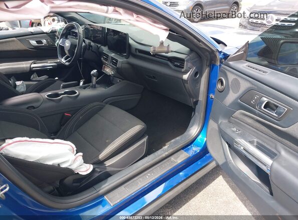 1FA6P8TH1R5110048 2024 FORD MUSTANG Blue Вид салону спереду