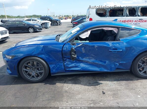1FA6P8TH1R5110048 2024 FORD MUSTANG Blue Вид спереду