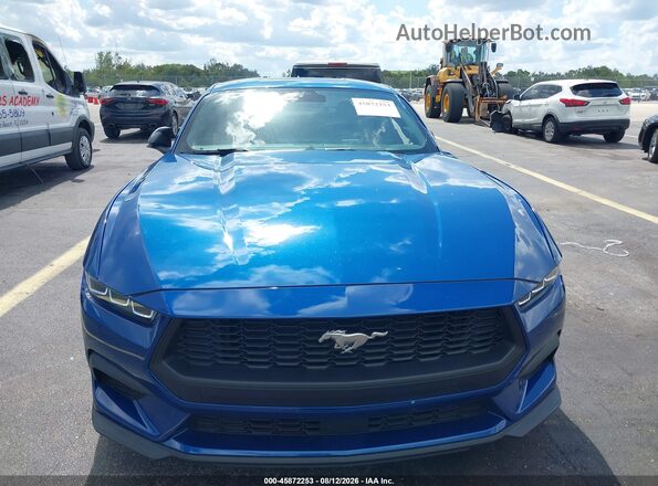 1FA6P8TH1R5110048 2024 FORD MUSTANG Blue Вид щитка приладів