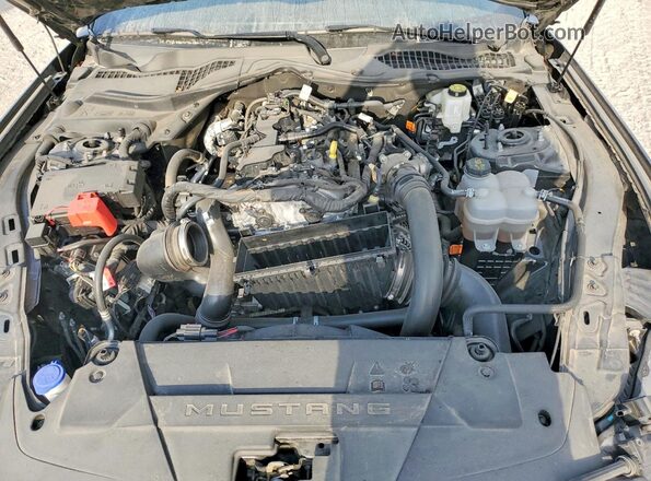 1FA6P8TH1S5100898 2025 FORD MUSTANG Black Rear interior view