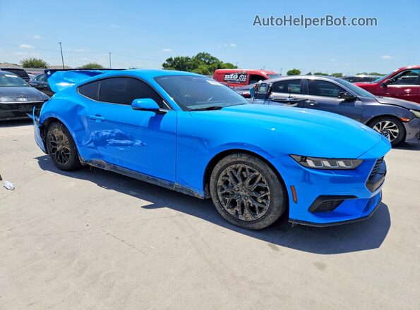 1FA6P8TH1S5100920 2025 FORD MUSTANG Blue Front right