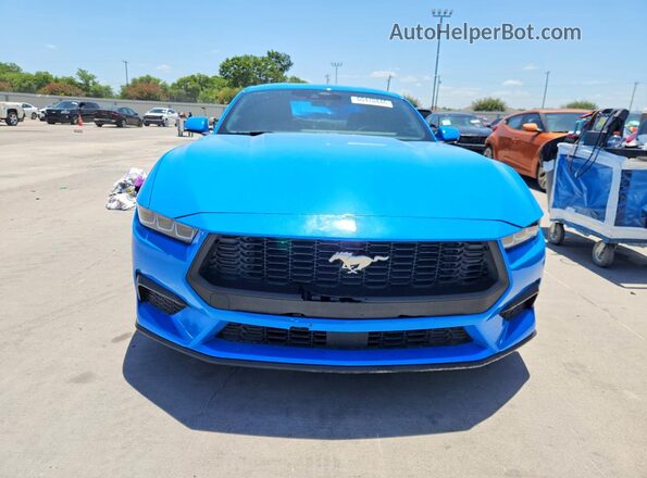 1FA6P8TH1S5100920 2025 FORD MUSTANG Blue Front view