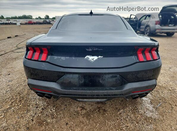 1FA6P8TH1S5132251 2025 FORD MUSTANG Черный Вид сзади