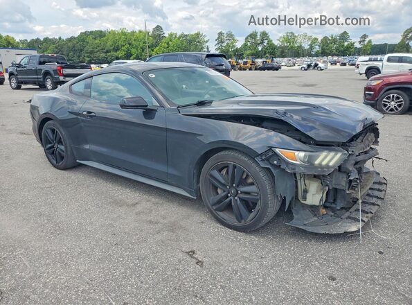 1FA6P8TH2G5218451 2016 FORD MUSTANG Black Delantero derecho