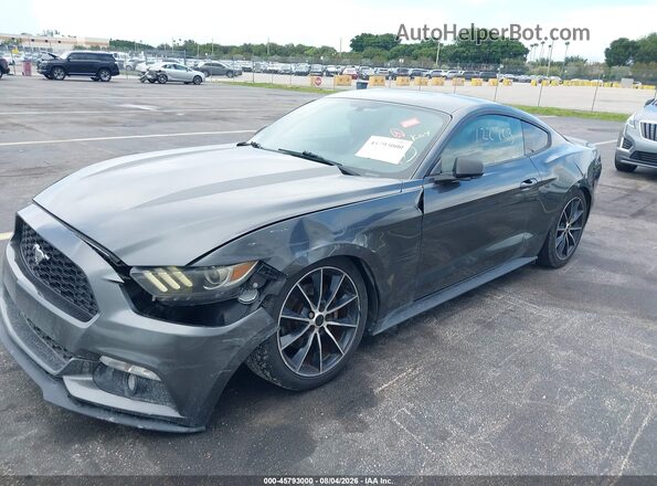 1FA6P8TH2G5271568 2016 FORD MUSTANG Gray Front view