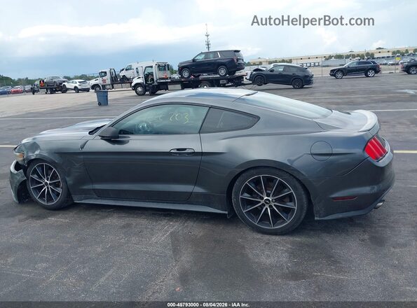 1FA6P8TH2G5271568 2016 FORD MUSTANG Gray 360 interior view