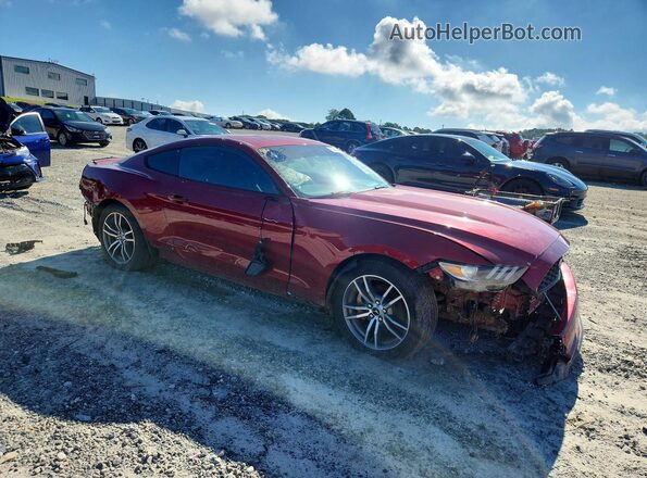 1FA6P8TH2G5321787 2016 FORD MUSTANG Красный Передняя правая четверть