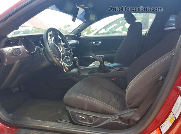 1FA6P8TH2G5321787 2016 FORD MUSTANG Красный Вид салона спереди
