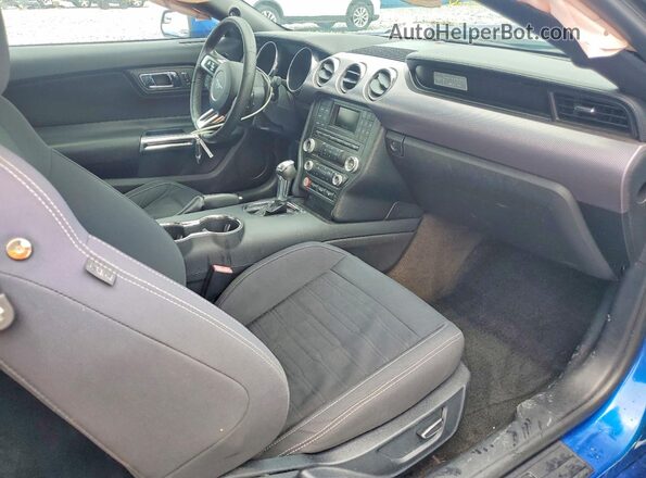 1FA6P8TH2H5249362 2017 FORD MUSTANG Blue Dashboard view