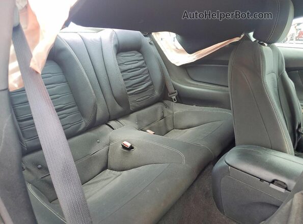 1FA6P8TH2H5249362 2017 FORD MUSTANG Blue Rear seats view