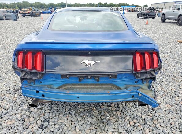 1FA6P8TH2H5249362 2017 FORD MUSTANG Blue Rear view