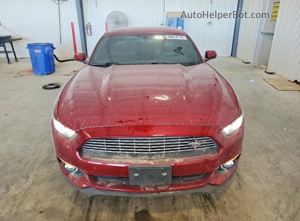 1FA6P8TH2H5286928 2017 FORD MUSTANG Красный Вид спереди