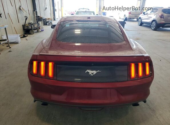 1FA6P8TH2H5286928 2017 FORD MUSTANG Красный Вид сзади