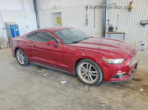 1FA6P8TH2H5286928 2017 FORD MUSTANG Красный Передняя правая четверть