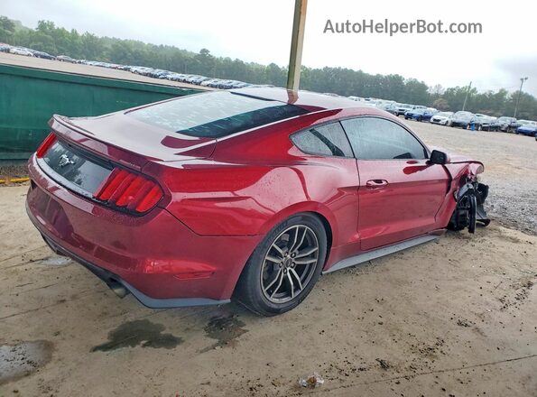 1FA6P8TH2H5332287 2017 FORD MUSTANG Красный Задняя правая четверть